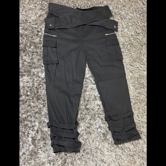 Black Cargo Pants from Dollskill - Picture 2 of 2